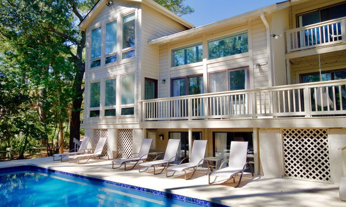 Sea Pines House | SEA PINES, 15 BLACK SKIMMER, 3RD ROW BEACH HOUSE, GREAT LOCATION, 2 NEW BATHS