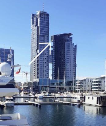 Srodmiescie Apartment | SEA TOWERS PENTHOUSE, 28 floor! PANORAMIC Sea & City View from GLASS CORNER TRIANGLE! 75m2! Terrace!