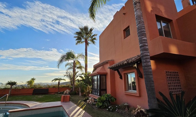 Manilva Villa | Sea view villa Costa del Sol - by the pool, 3 terraces near Estepona + Marbella