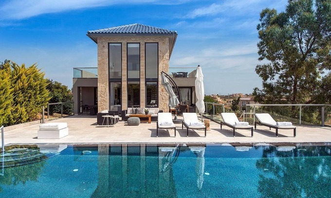 Stavros Villa | Sea View villa with a heated pool