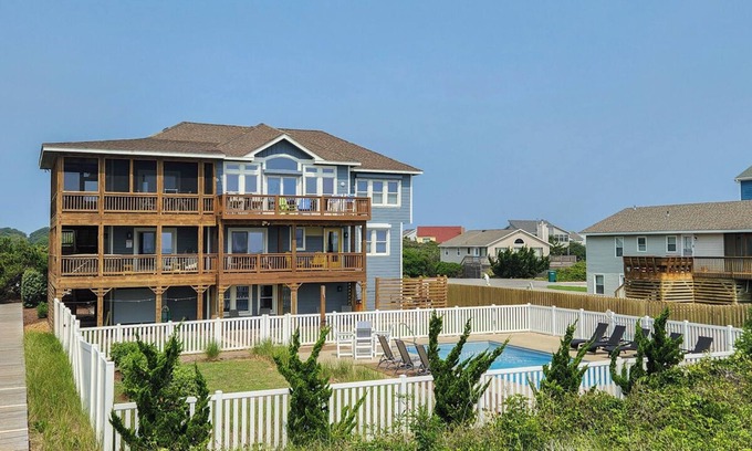 Duck House | Seaducktion - Spacious, oceanfront home with panoramic views and Private Pool!