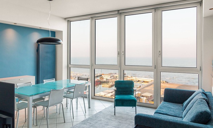 Riccione Apartment | Seaside Elegance: BLUE IL PORTO with Panoramic Sea Views