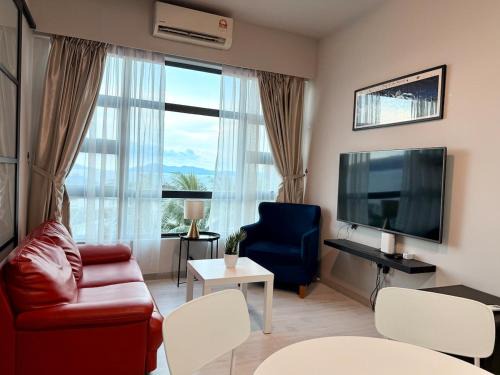 Downtown Kota Kinabalu Apartment | Seaview City Center,5PAX room 2min walk to island hopping