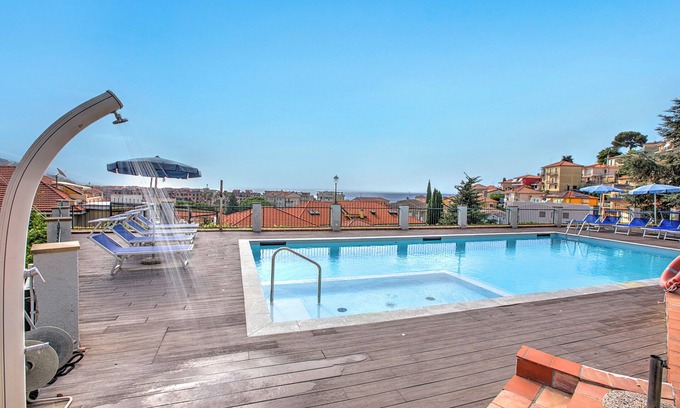 Marina di Andora Apartment | Seaview Pool Retreat - M18, Andora, Italy
