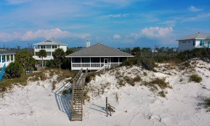 Port St. Joe House | Secluded Dunes, gulf front w/heated pool, private beach access!