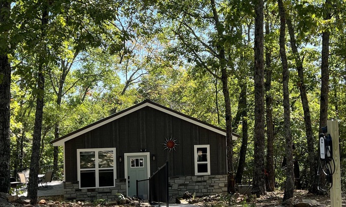 Branson West Cabin | Secluded Guest House in the Forest of a Gated Estate near Silver Dollar City