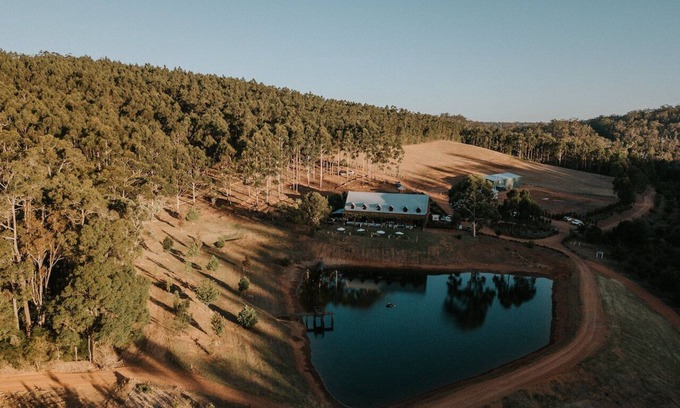 Upper Warren House | Secluded luxury lodge surrounded by truffle trees, forest, river and dams
