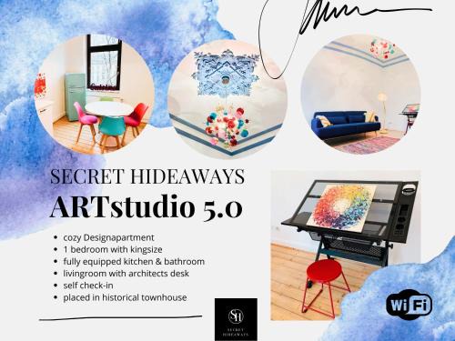 Hochfeld Apartment | SECRET HIDEAWAYS Design Apartment ARTstudio 5 nahe City l Messe l Hbf