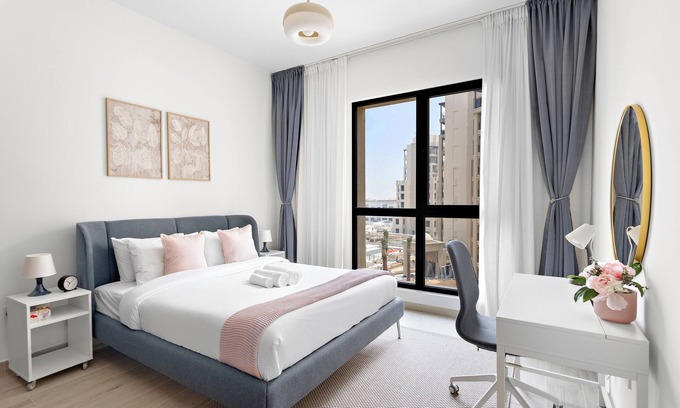Umm Suqeim 3 Apartment | Serene 1BR APT with Gym, Pool & Kid's playground