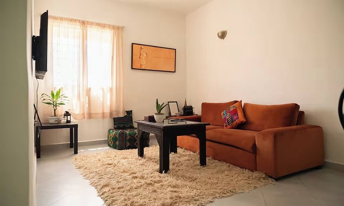 Casablanca Apartment | Serene 2 bedroom Apt Steps from Parks & Casa Finance