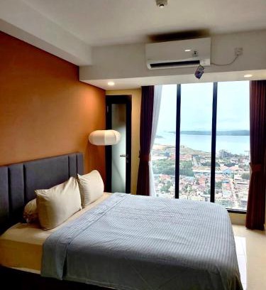 Batam Apartment | Serene Studio Pollux Batam Center - High Floor Sea View