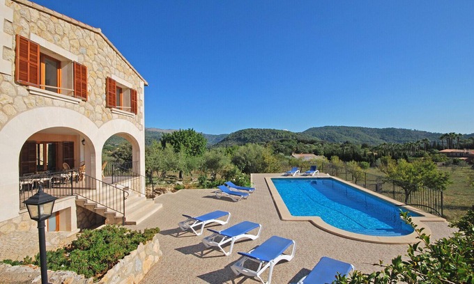 Campanet Villa | Ses Rotes - Spacious country house with private pool for 10 people in Mallorca
