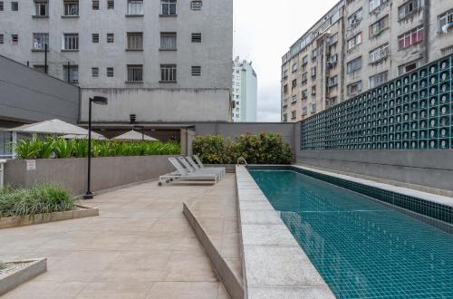 Se Apartment | Setin Downtown Praca da Sé by Viva - Prédio completo com piscina perto de estação de metrô no Centro de São Paulo