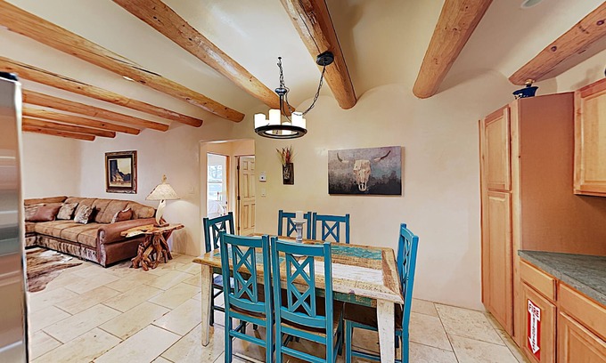 Santa Fe House | SF Style 4 bedroom 2 bath with Sunroom and Hot tub