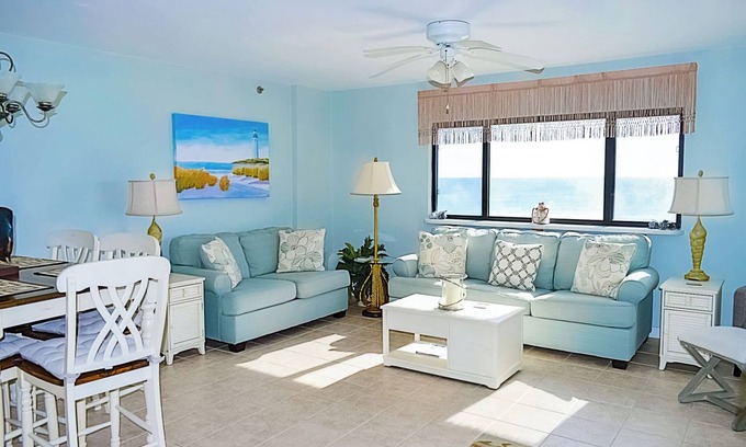 Cherry Grove Beach Condo | Shalimar 3B! Oceanfront Bliss! 2BR Condo with Balcony Access from BOTH Bedrooms!