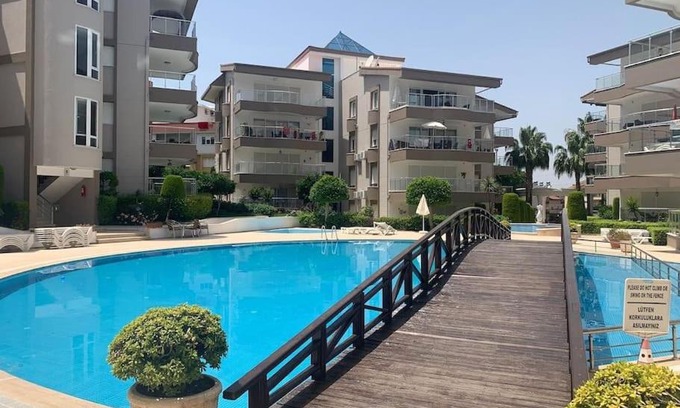 Kemer Mahallesi Apartment | Side's favorite site, tennis, indoor/outdoor pool.