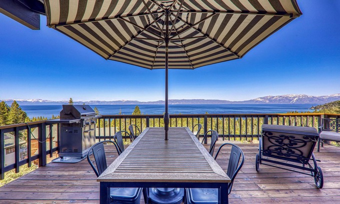 Tahoma House | Sierra at Rubicon - 3 BR, Panoramic Lake Views, Private Hot Tub HOA Private Beach!