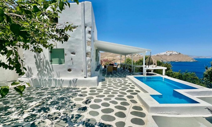 Astypalaia House | Siesta Villas, Cycladic Elegance With Castle View
