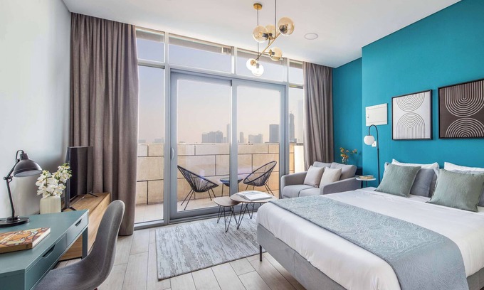 Bur Dubai Apartment | Silkhaus Burj Khalifa View | Burj Daman in DIFC