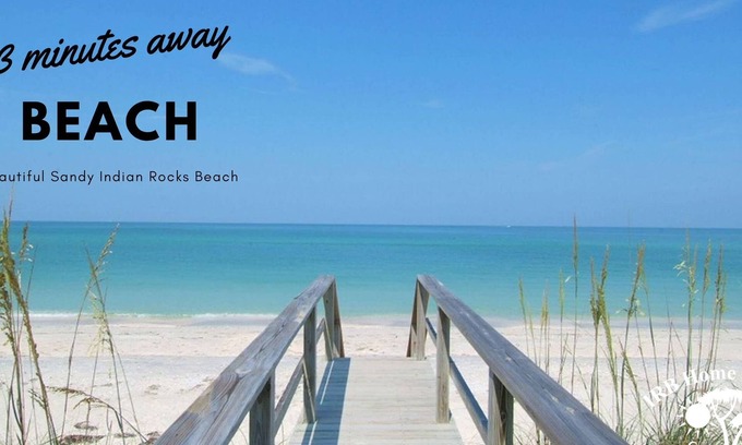 Indian Rocks Beach House | Simple Modern Gem 2 Blocks to Beach Pet Friendly