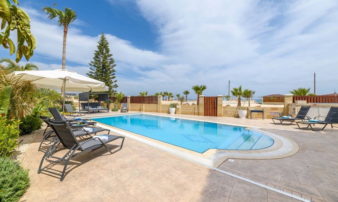 Ayia Thekla Villa | Sirens Beach House - Private Pool Retreat
