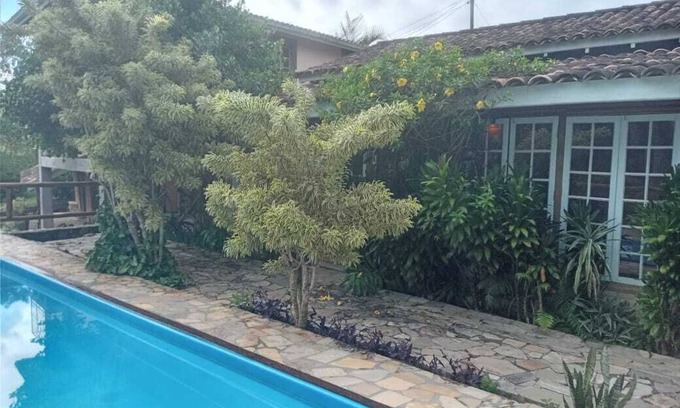 Salesopolis House | SITE WITH POOL, DECK VIEW PANORAMIC.