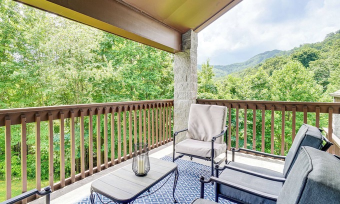 Chalet Village Condo | Ski, Hike & Explore: Mtn-View Haven in Gatlinburg!