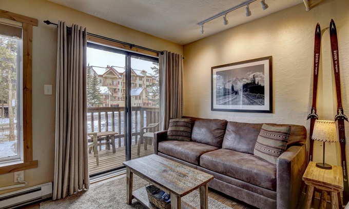 Four O'Clock Condo | Ski-in/200 Steps To Lift, Studio, Perfect Breckenridge Getaway with King Bed.
