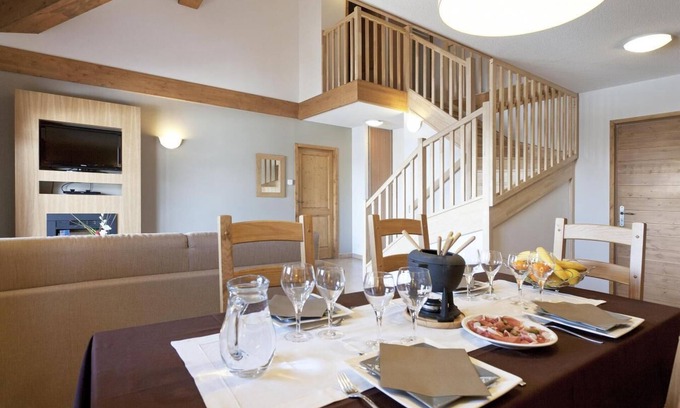 Sainte-Foy-Tarentaise Apartment | Ski-in/ski-out & foot of the slopes, fitness, swimming pool, balcony, tv, ski locker, 79-83m²