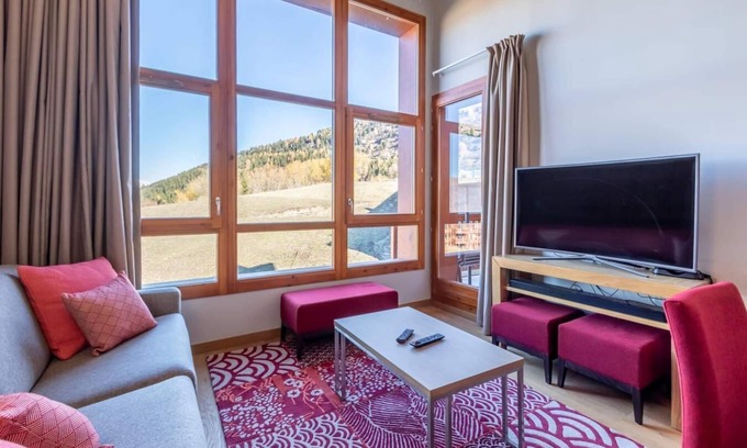 Arc-1800 Apartment | Ski-in/ski-out & foot of the slopes, 7th floor, view mountain, fitness, swimming pool, sauna, hammam