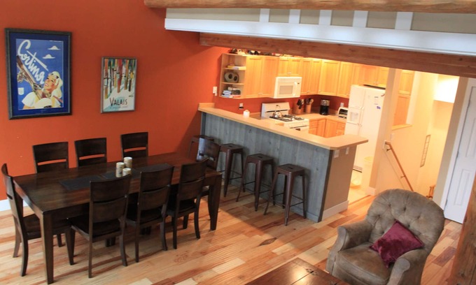 Saddle Ridge Condo | Ski in-Ski out direct to lift, New hot tub, wi-fi, Big Sky, Mountain views