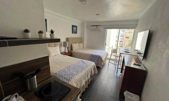 Costa Azul Apartment | SKY INN Acapulco Y condominio mediterrane