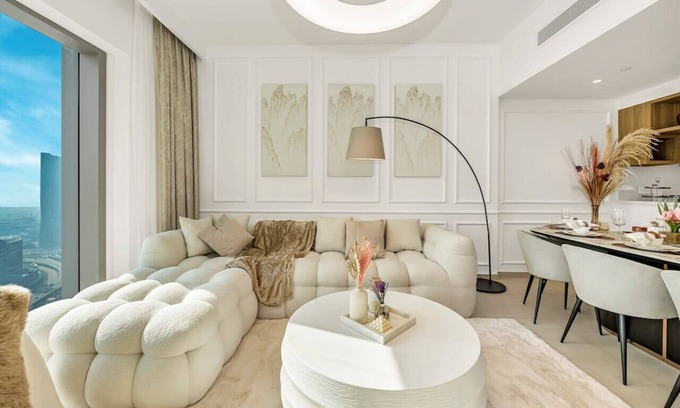 Za'abeel 2 Apartment | Skyline Chic 4BR | Burj & Fountain Views I PS5
