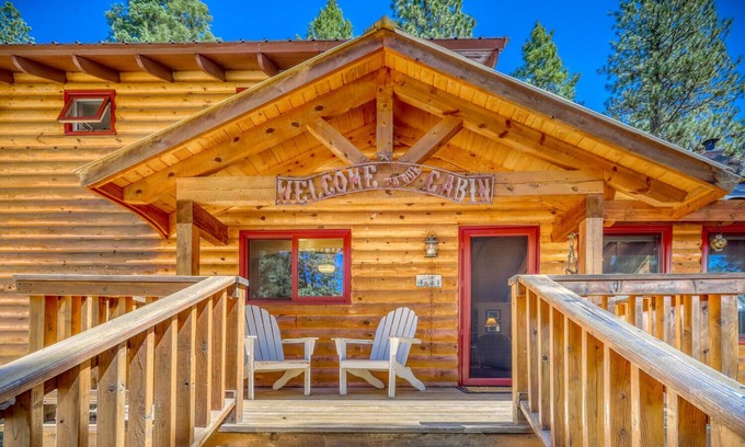 Bayfield Cabin | Slice of heaven! nn Log home w/huge deck & outstanding views on 7 acres w/creek
