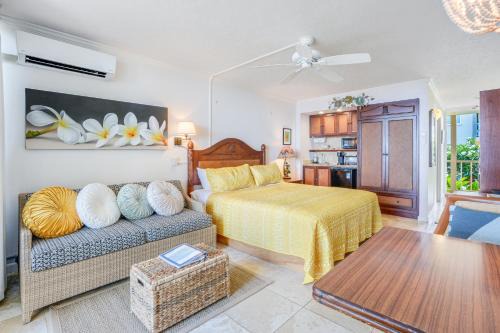 Wailua Apartment | "Slice of Paradise" Oceanfront Studio at Islander on the Beach 225