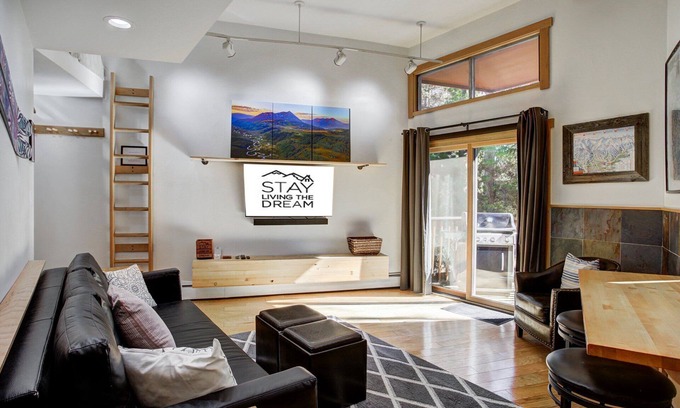Peak 8 Condo | Slope Side Lodge Apt. Surrounded by Nature Steps to the Bus - Fast WiFi