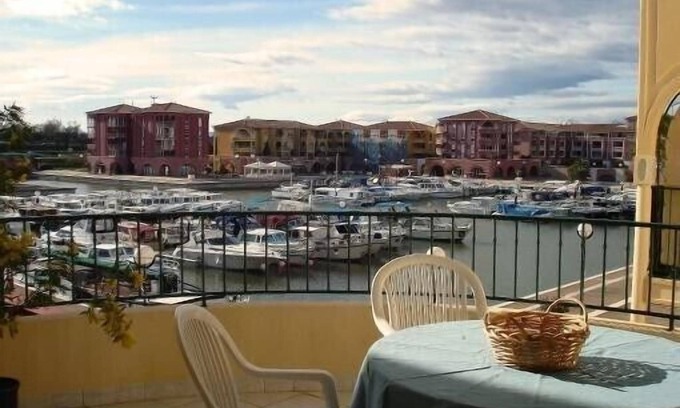 Port Ariane Apartment | Small nice marina right in front of you and sea at 3 miles.