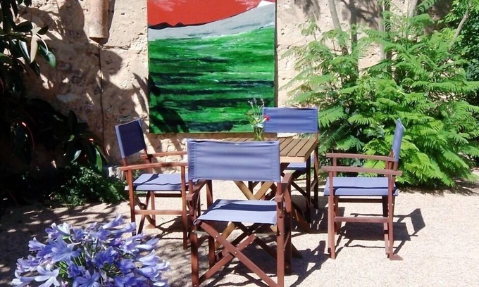 Sencelles Apartment | Small studio with garden view in the manor house with pool and garden