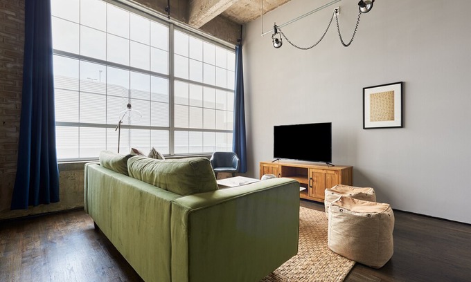 Theater District Apartment | Sonder | The Hogg Palace | Sunny 1BR + Gym