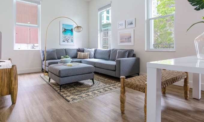 Downtown San Diego Apartment | Sonder The State | Superior Two-Bedroom Apartment w/ Balcony