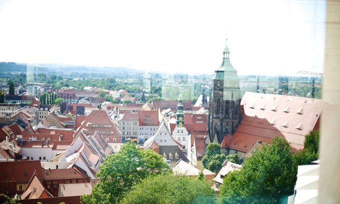 Pirna Apartment | 'Sonnenstein Castle' above the roofs of Pirna with a breathtaking view!