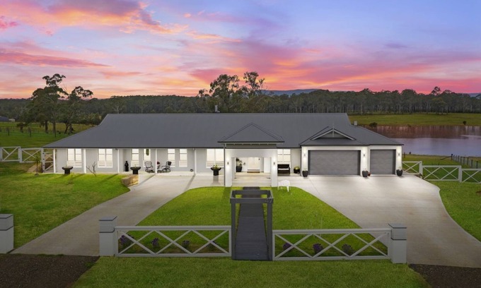 Millfield House | Soulful Grande Manor with mineral pool on private acres
