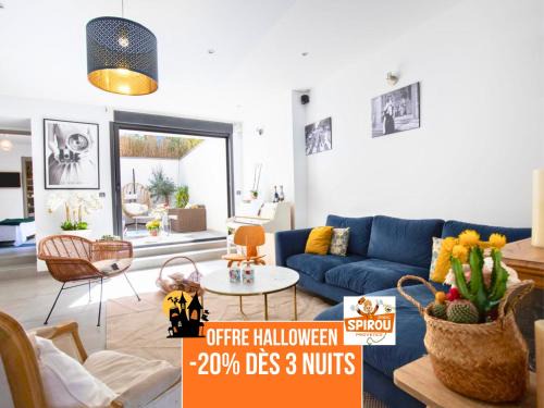 Sorgues Villa | Spéciale Halloween - Idéal Familles & Groupes - 15min Parc Spirou - Nocturnes les 25, 30, 31 octobre et le 1er novembre - 10min Avignon - 5min Gare - Grand jardin clos - Parking gratuit - Au calme - Maison haut de gamme