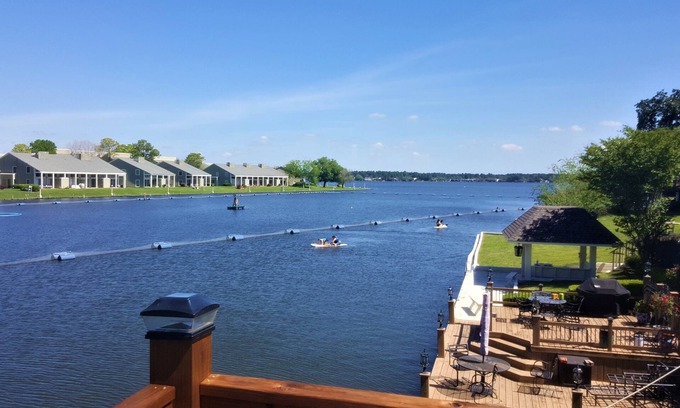 April Sound House | Spacious 4,000 Sq Ft - Modern Lakefront Resort Home on Golf Course