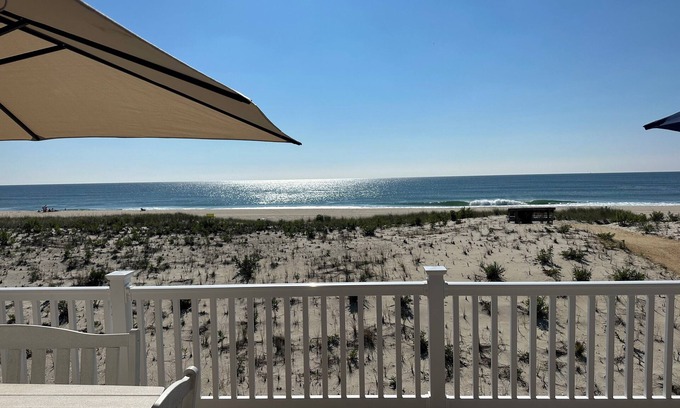 South Beach Haven House | Spacious 4-bedroom 2.5 bath oceanfront home on Long Beach Island with WiFi, AC