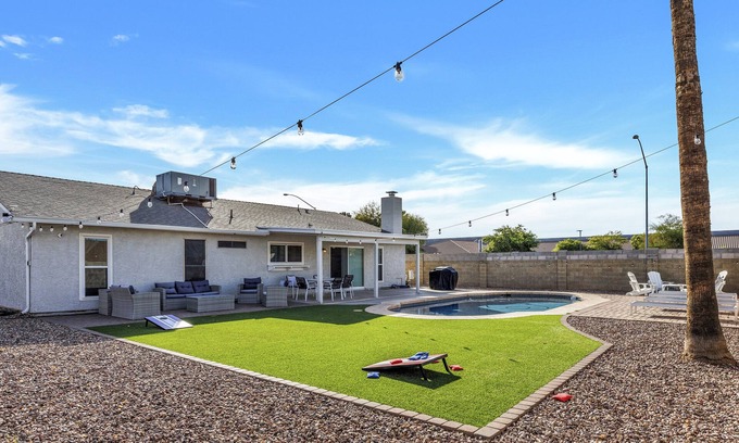 Mesa House | Spacious 4BR Oasis with a Pool and a Large Backyard