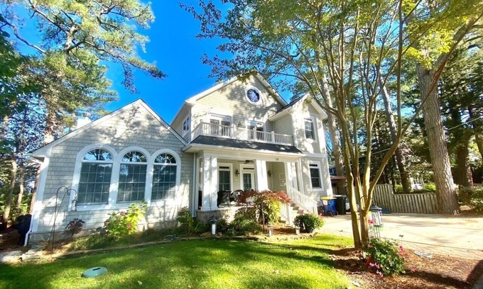 South Rehoboth House | Spacious 5BR Home w/Pool, Steps to Beach, & 2 Parking Permits in Rehoboth!