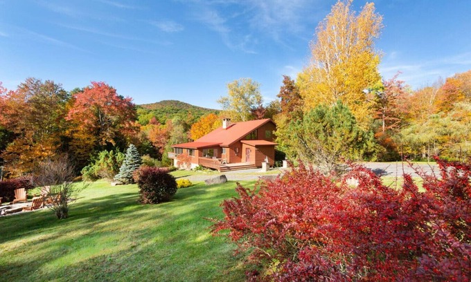 Highmount House | Spacious 6BR Catskills Mountain Getaway with Hot Tub & Stunning Views
