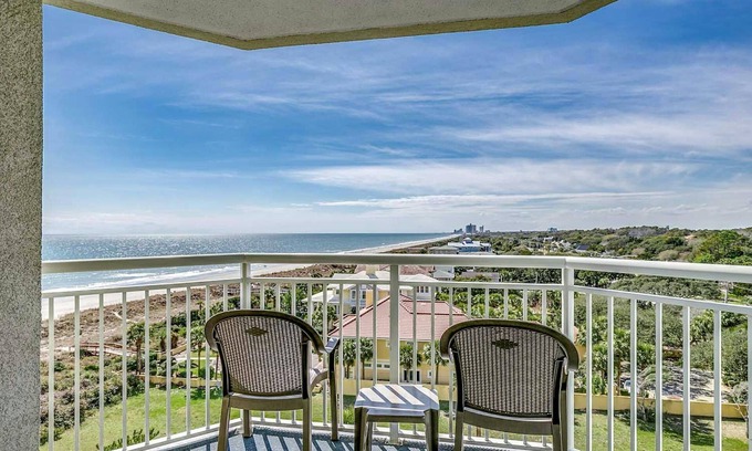 Myrtle Beach Condo | · Spacious Angle Oceanfront - Indoor Waterpark, Multiple Pools, Free Wifi