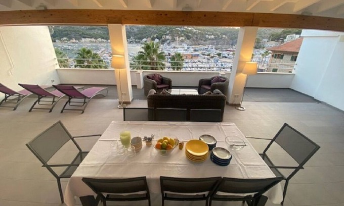 Puerto de Soller Apartment | Spacious apartment with large terrace and summer kitchen